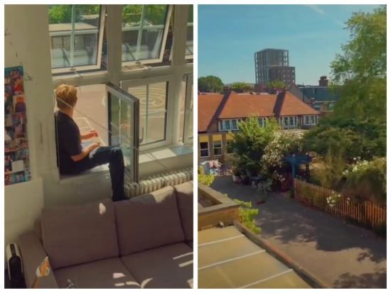 У парня нет денег на жилье, поэтому он переехал в заброшенную школу: как он обустроился (видео)